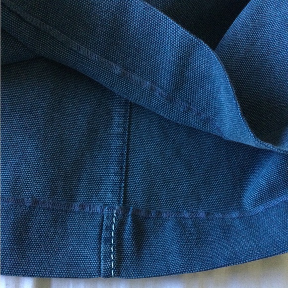 CELINE YACHTING TWILL DENIM CANVAS NAUTICAL BUTTON SKIRT SIZE 38 FRANCE - Picture 11 of 16